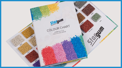 EPDM colour chart (granules with binder)